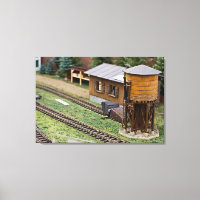 Toy Train Platform Water Tower