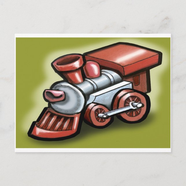 Toy Train Postcard (Front)