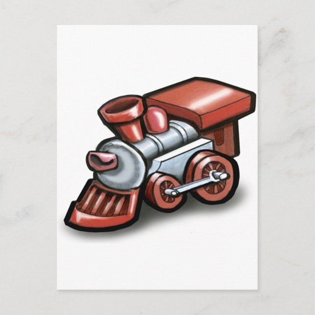 Toy Train Postcard (Front)