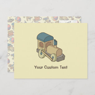Toy Train Postcard
