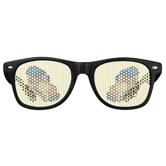 Toy Train Retro Sunglasses (Front)