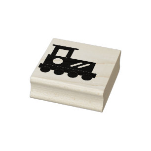 toy train rubber stamp