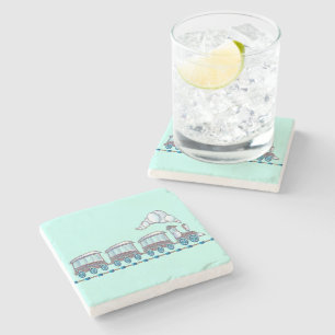 Toy Train Stone Coaster