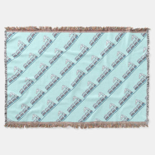 Toy Train Throw Blanket