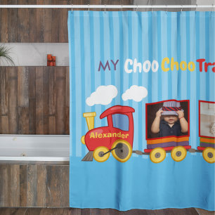 Toy Train Toddler Boys Birthday Blue