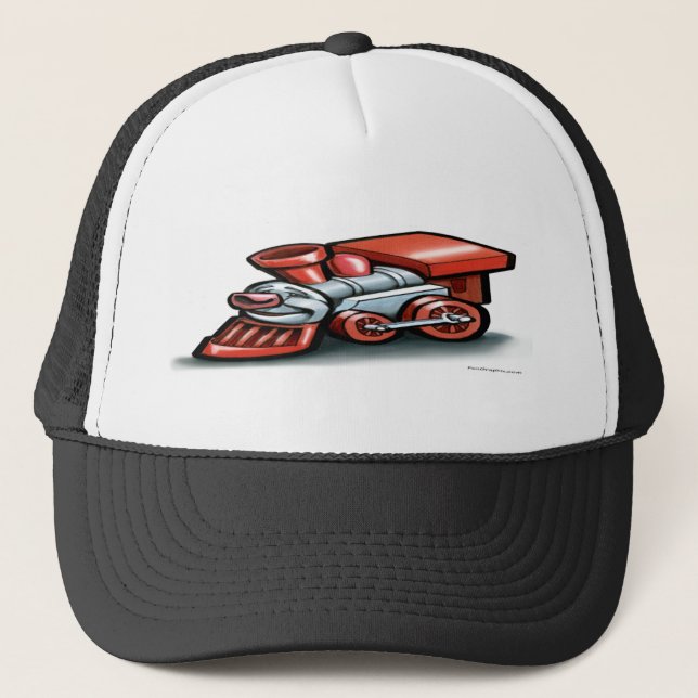 Toy Train Trucker Hat (Front)