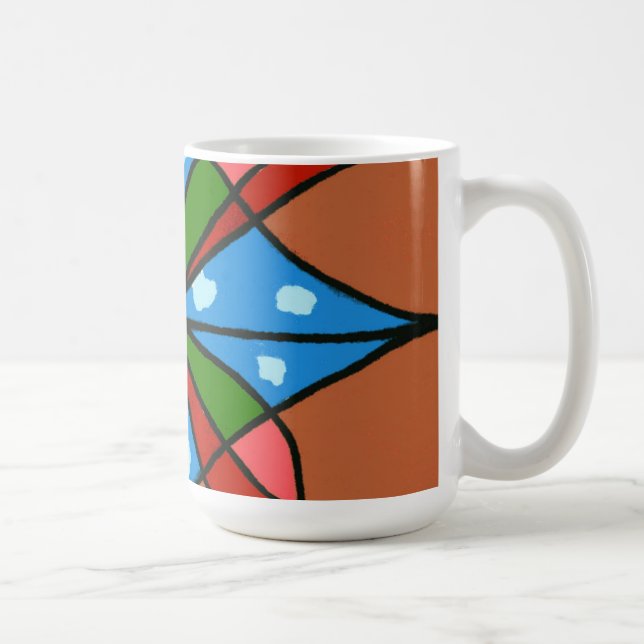 "Toy Windmill" Abstrait Design Mug (Droite)
