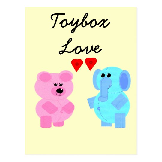 toybox love postcard