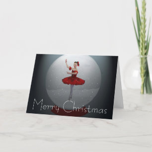 Toyland Ballerina Christmas Greeting Card