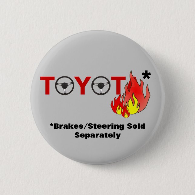 Toyota: Brakes/Steering Sold Separately 2 Inch Round Button (Front)