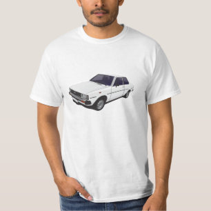 Toyota Corolla DX KE70 2-door white t-shirt