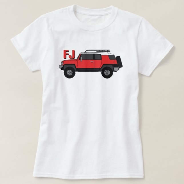 TOYOTA FJ CRUISER CLASSIC SUV T-SHIRT (Design Front)