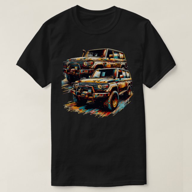 Toyota Land Cruiser 10 T-Shirt (Design Front)