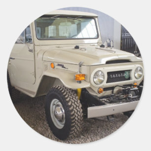 Toyota Land Cruiser BJ40 Classic Round Sticker