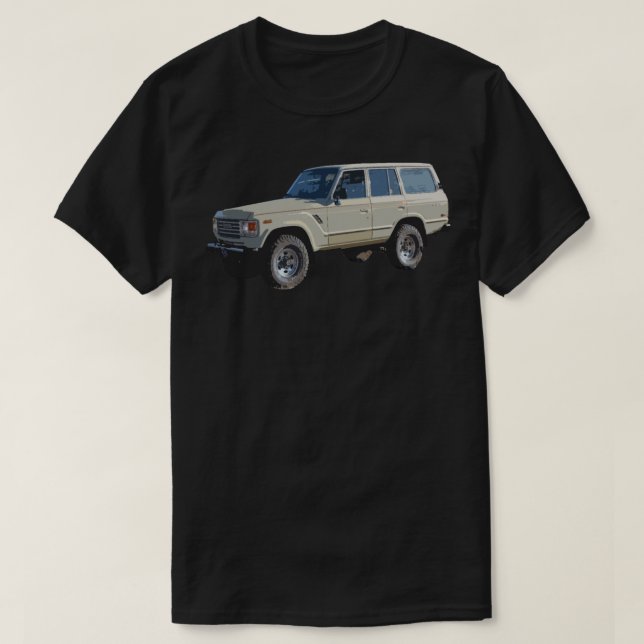 Toyota Land Cruiser Sticker T-Shirt (Design Front)