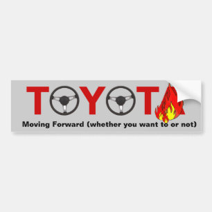 Toyota: Moving Forward Bumper Sticker