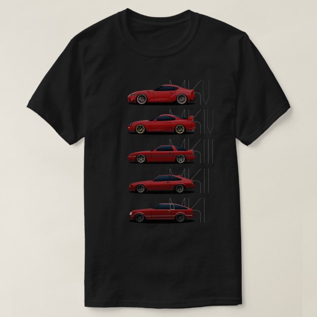 Toyota Supra Generations Essential T-Shirt (Design devant)