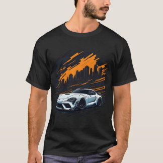 Toyota supra mk5 JDM Car Art for Car Enthusiast re T-Shirt
