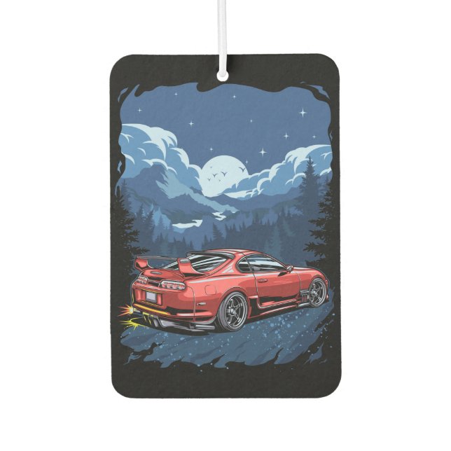 Toyota Supra Night Fighter Air Freshener (Front)