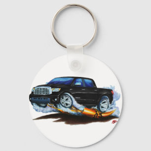 Toyota Tundra Crewmax Black Truck Keychain
