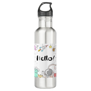 Toys Astronaut Rocket Planet Galaxy Alien Monster. 710 Ml Water Bottle