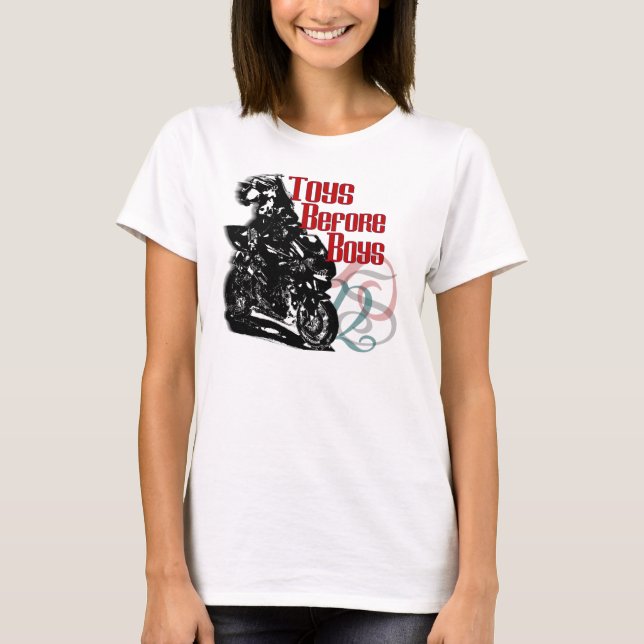 Toys Before Boys T-Shirt (Front)