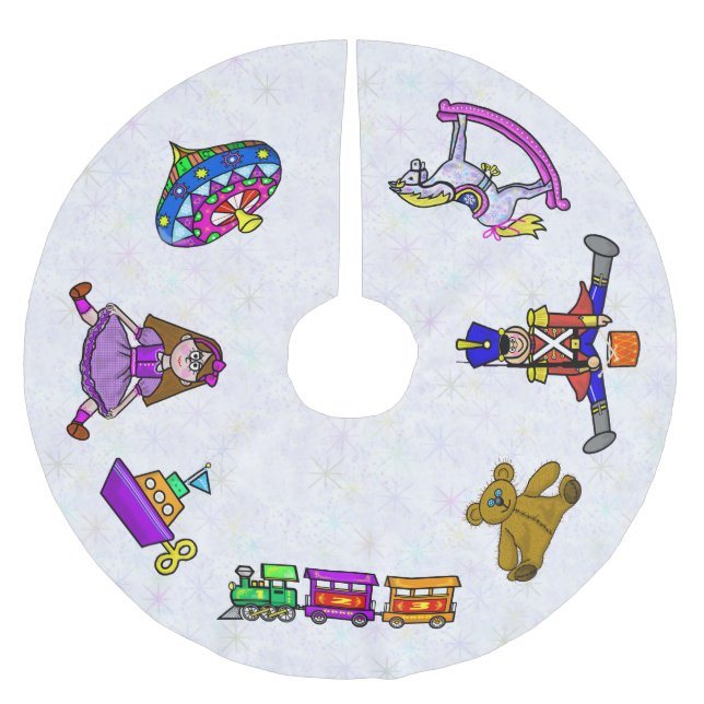 Toys Christmas Tree Skirt (Front)