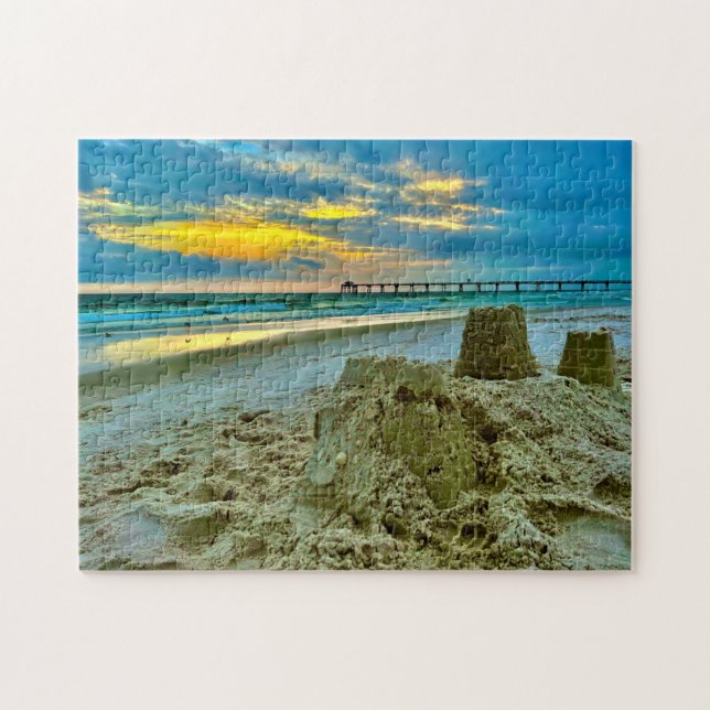toys, games, Sand Castles On The Beach Jigsaw Puzzle (Horizontal)