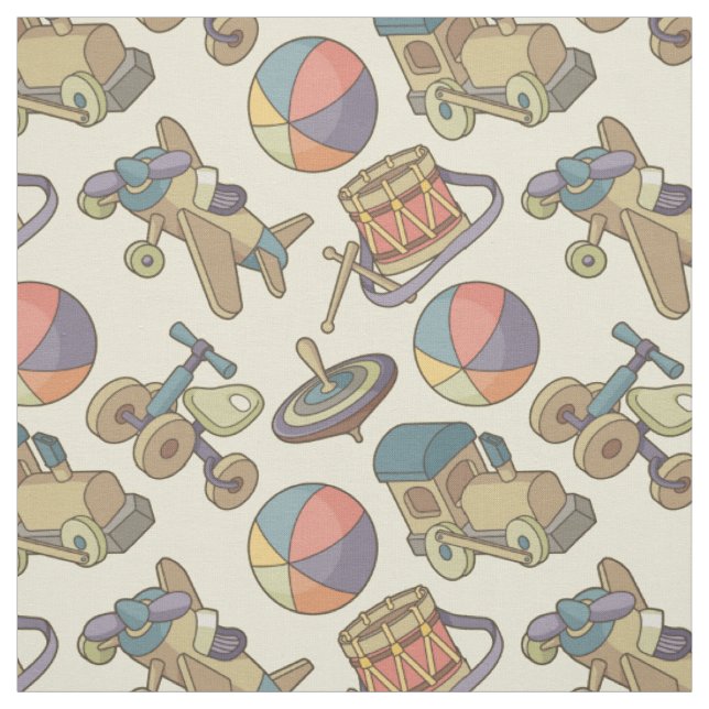 Toys Icons Background Fabric (Swatch)