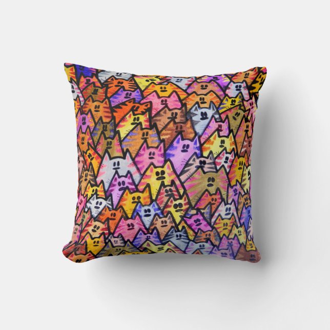 TP - CATS THROW PILLOW (Front)