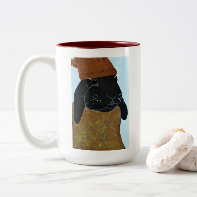 TPIO "Oh you haven't read that?" Bunny Mug (With Donut)