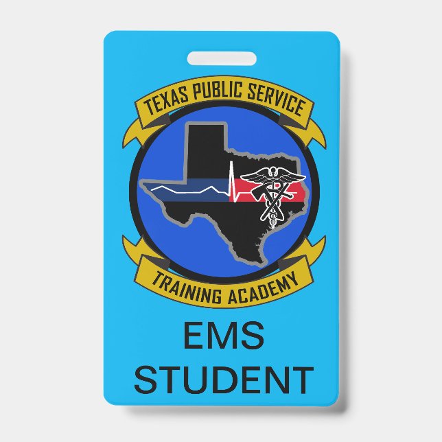 TPSTA Student ID Badge (Front)
