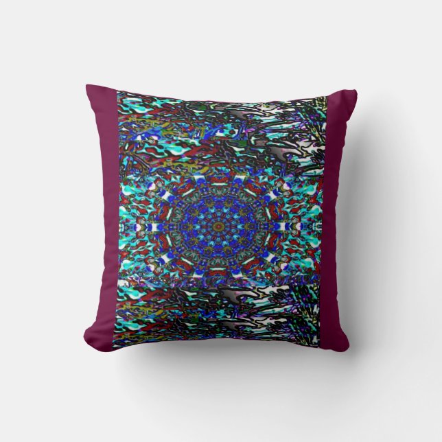 TQ 1Design Throw Pillow (Front)