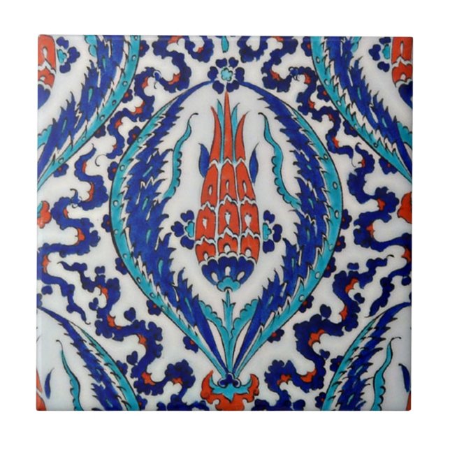 TR023 Turkish Reproduction Ceramic Tile (Front)