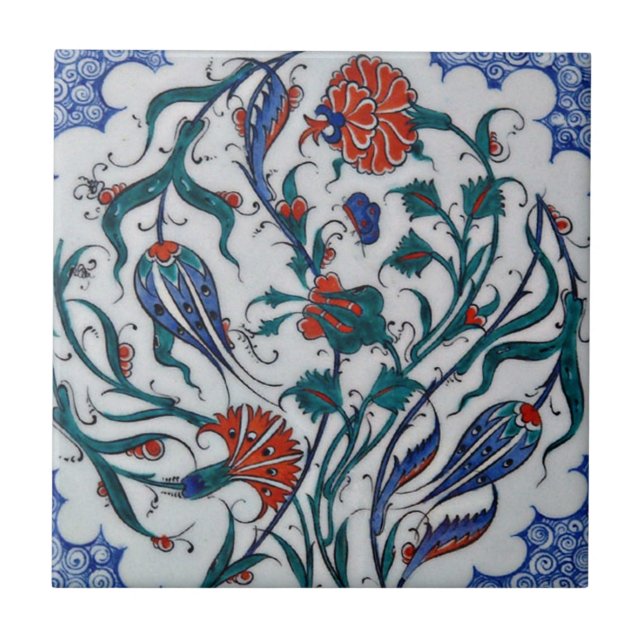 TR026 Turkish Reproduction Ceramic Tile (Front)
