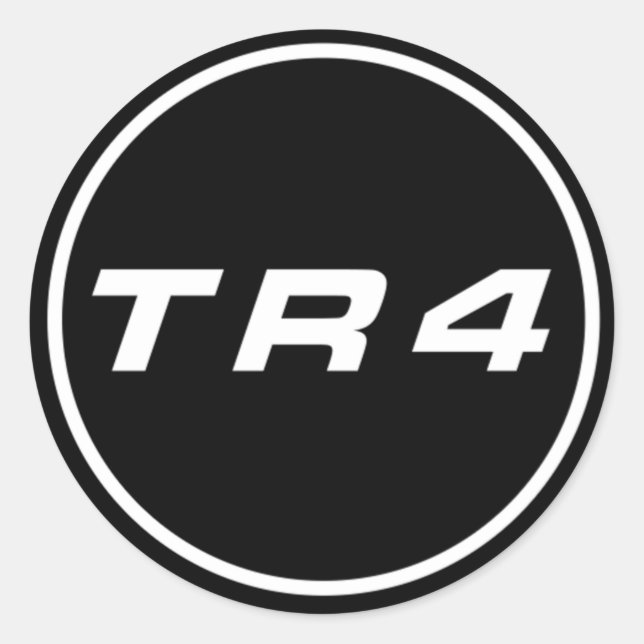 TR4 Sticker sw (Devant)