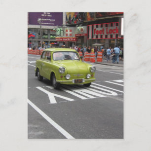 Trabant in Manhattan Postcard