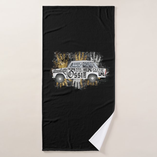 Trabant Pappe DDR Ossi Bath Towel (Bath Towel)