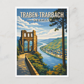 Traben-Trarbach Allemagne Carte Postale de Voyage 