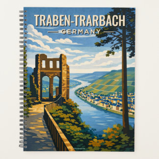 Traben-Trarbach Germany Scenic Vintage Travel Art