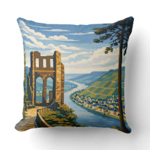 Traben-Trarbach Scenic Vintage Art 