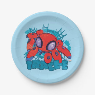 TRACE-E Character Sketch Graphic Paper Plate