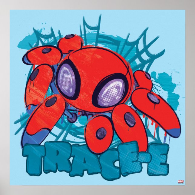 TRACE-E Character Sketch Graphic Poster (Front)