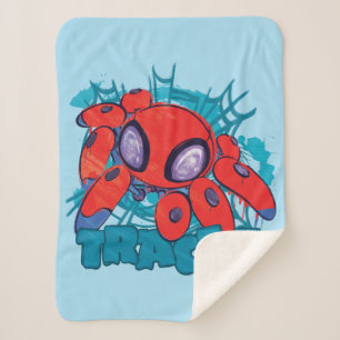 TRACE-E Character Sketch Graphic Sherpa Blanket