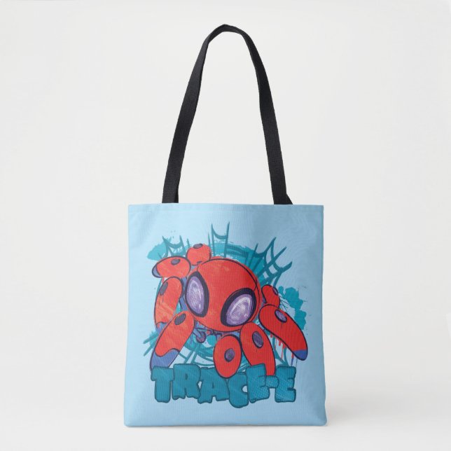 TRACE-E Character Sketch Graphic Tote Bag (Front)
