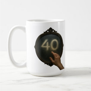 Trace of Forty: Birthday Mirror Mug