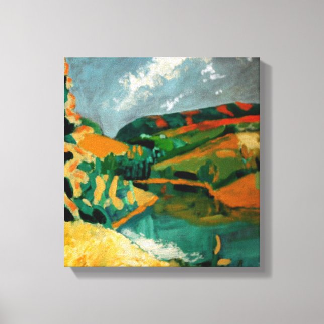 Trace Of Gold Canvas Print (Front)