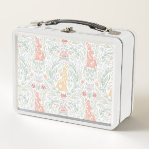 Tracery Easter Metal Lunch Box
