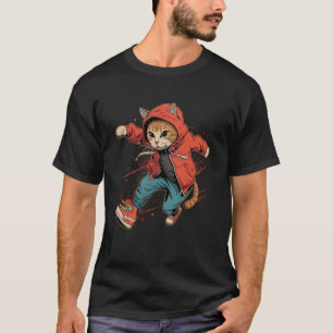 Traceur Cat on Parkour T-Shirt