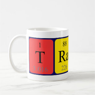 Tracey periodic table name mug